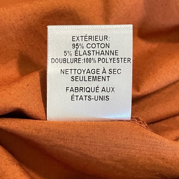 Sea New York Leia Ruffle Peplum Waist Wide Leg Crop Jumpsuit Rust 10 - Picture 15 of 15